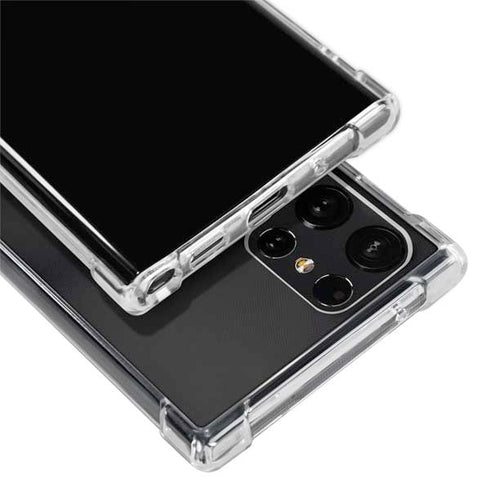 NHL Utah Mammoth Striped Jersey Galaxy S24 Ultra Clear Case